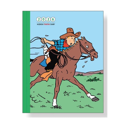 Tintin 2026 Notebook  Calendar A5 15x21cm
