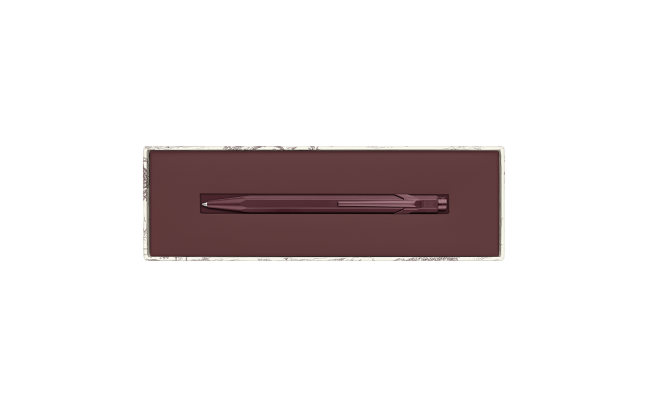Caran D'Ache Ballpoint Pen Burgundy Special Edition