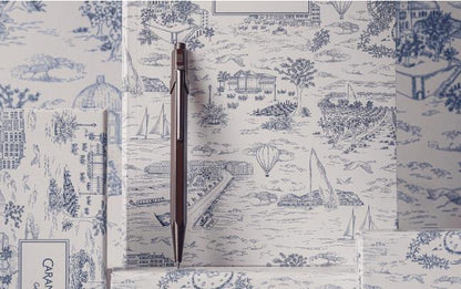 Caran D'Ache Ballpoint Pen Burgundy Special Edition