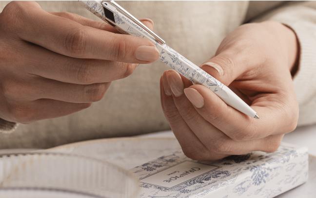 Caran D'Ache Ballpoint Pen Toile De Jouy Special Edition