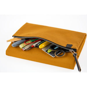Hobonichi A5 Cover Tragen: Mustard