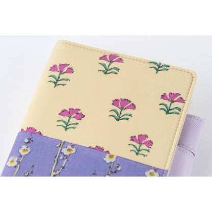 Hobonichi Cover Unsodo: Bijutsukai (Plum and Dianthus) A6