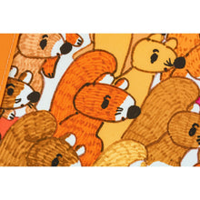 Load image into Gallery viewer, Hobonichi Cover A6 100% ORANGE: Squirrel Squadron
