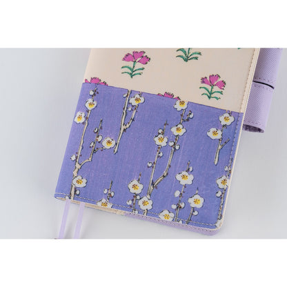 Hobonichi Cover Unsodo: Bijutsukai (Plum and Dianthus) A6