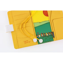 Load image into Gallery viewer, Hobonichi Cover A6 100% ORANGE: Squirrel Squadron

