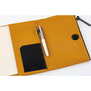 Hobonichi A5 Cover Tragen: Mustard