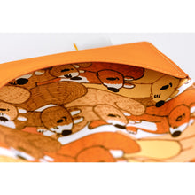 Load image into Gallery viewer, Hobonichi Cover A6 100% ORANGE: Squirrel Squadron
