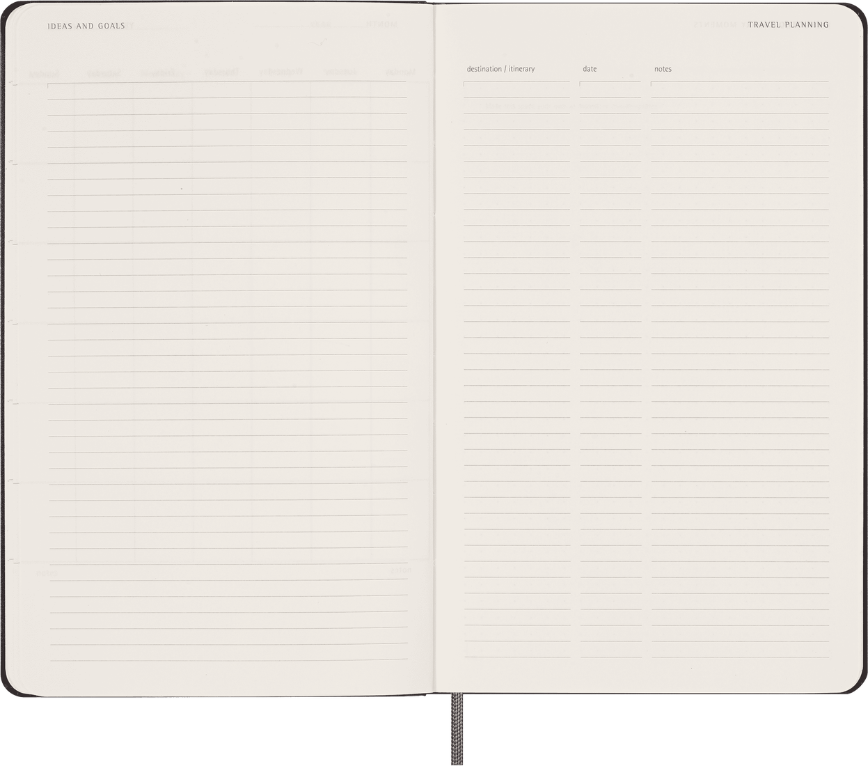 Moleskine Notebook Undated Planner