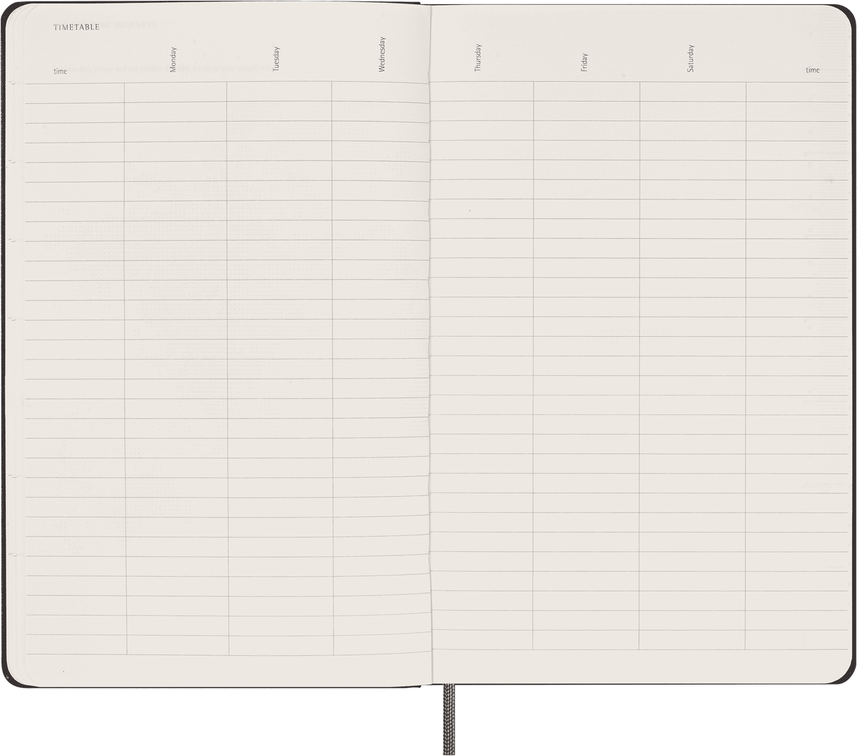Moleskine Notebook Undated Planner