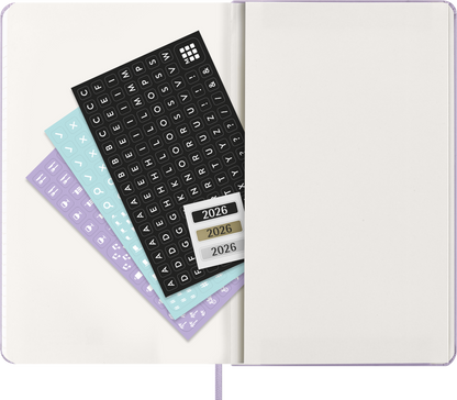 Moleskine 2026  Daily Notebook /Planner Lilac 13x21cm