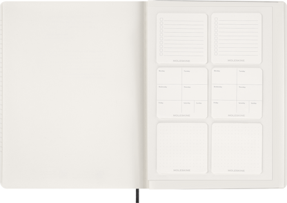 Moleskine 2026 15 Months Weekly Vertical Notebook/Planner Soft Cover Black B5