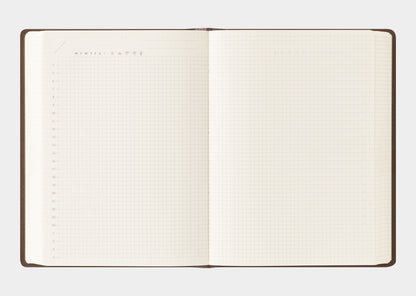 Midori Hibino Free Diary A6 Ivory