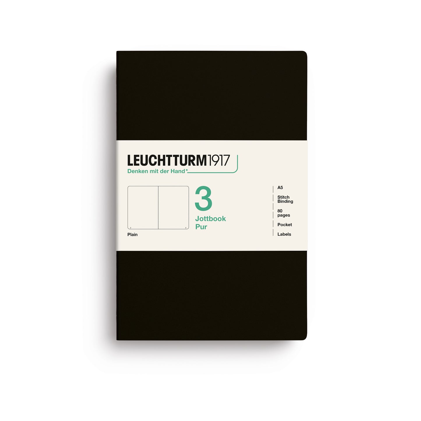 Leuchtturm Notebook Jottbook Medium A5 Softcover Blank