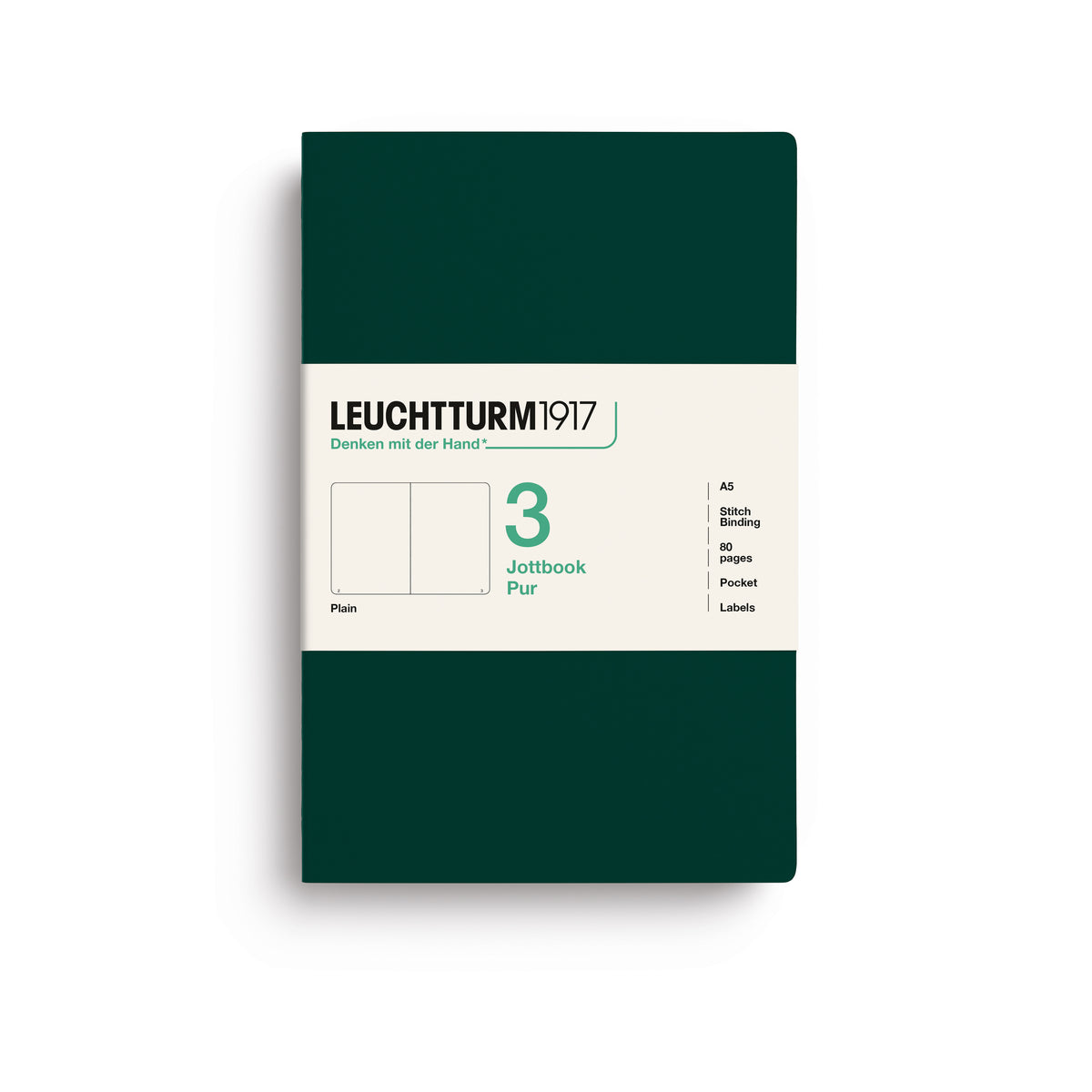 Leuchtturm Notebook Jottbook Medium A5 Softcover Blank