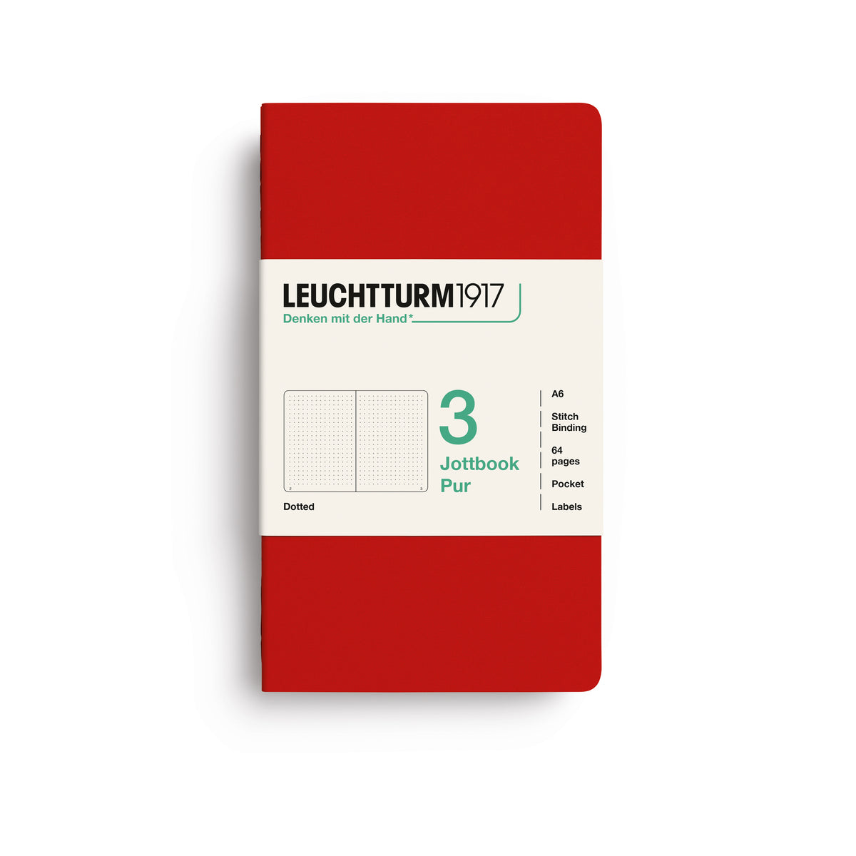 Leuchtturm Notebook Jottbook Small A6 Softcover Dot Grid