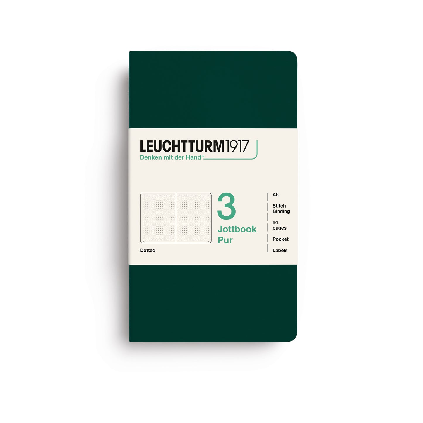 Leuchtturm Notebook Jottbook Small A6 Softcover Dot Grid