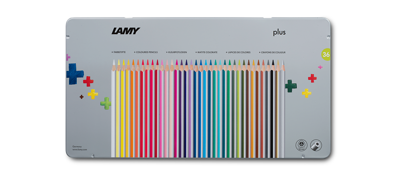 Lamy Colour Pencils Plus Metal Box of 36