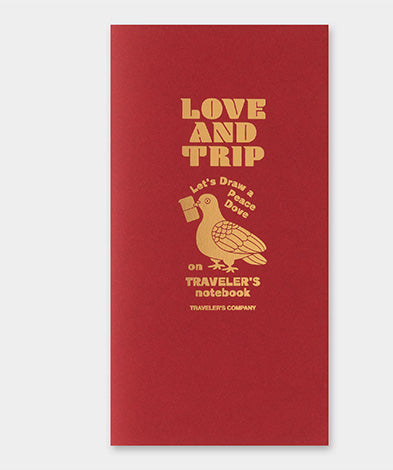 TRC TRAVELER'S notebook Refill LOVE AND TRIP Red Regular