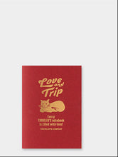 Load image into Gallery viewer, TRC TRAVELER&#39;S notebook Refill LOVE AND TRIP Red Passport
