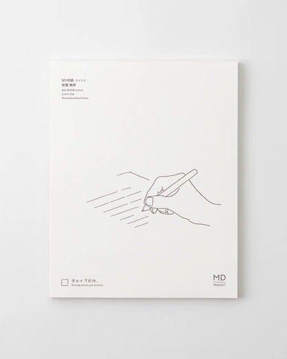 Midori MD Letter Pad Cotton Horizontal