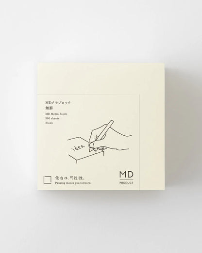 MD Block Memo Pad Blank
