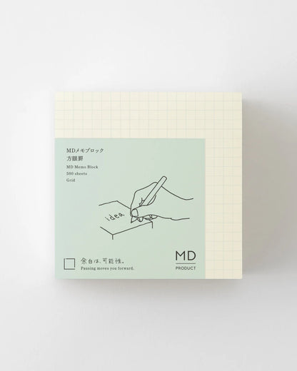 MD Block Memo Pad Grid