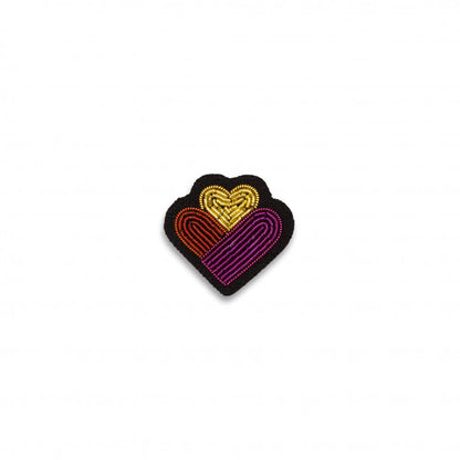 Macon&Lesquoy Hand-Embroidered Brooch