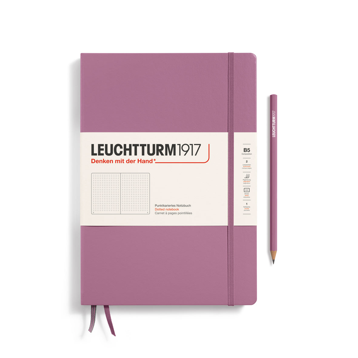 Leuchtturm Notebook Composition B5 Hardcover Dotted