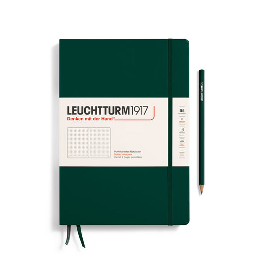 Leuchtturm Notebook Composition B5 Hardcover Dotted