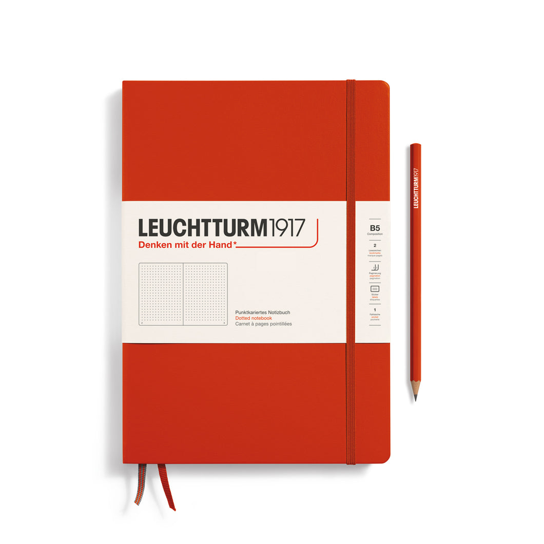 Leuchtturm Notebook Composition B5 Hardcover Dotted