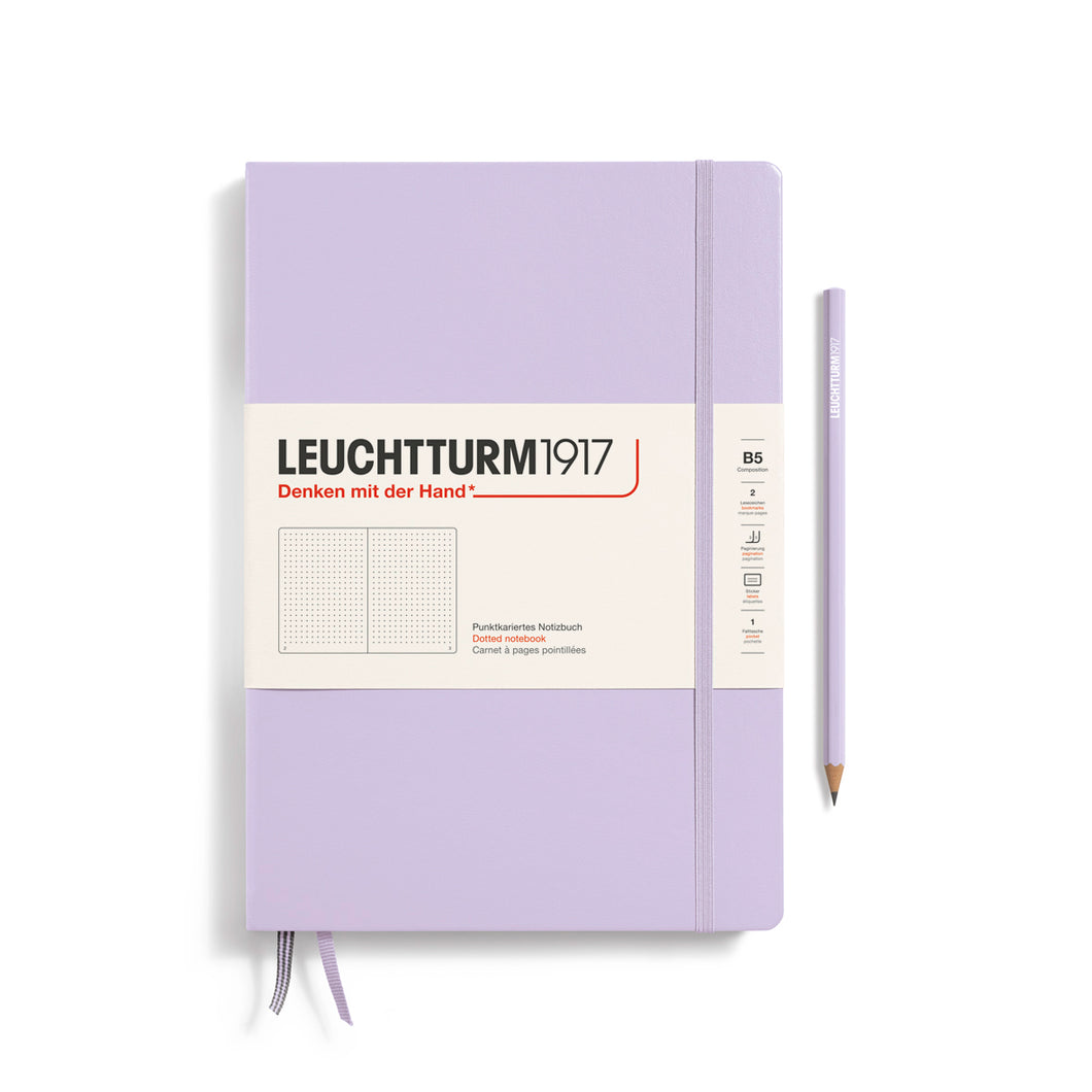 Leuchtturm Notebook Composition B5 Hardcover Dotted