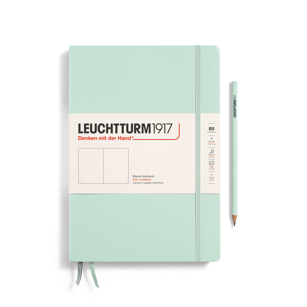 Leuchtturm Notebook Composition B5 Hardcover Blank
