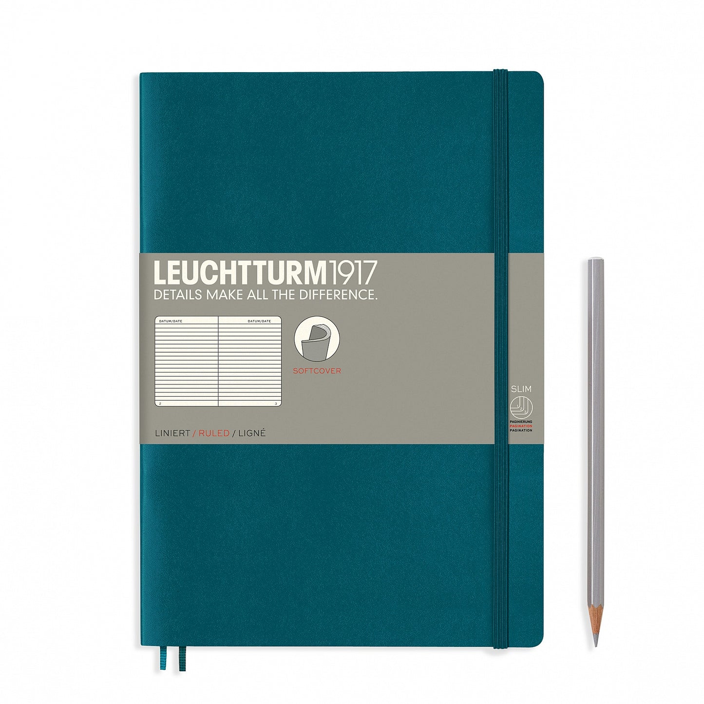 Leuchtturm Notebook Composition B5 Softcover Lined