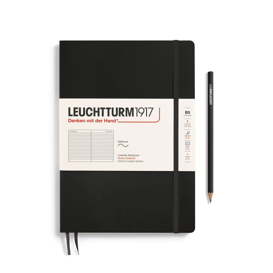 Leuchtturm Notebook Composition B5 Softcover Lined