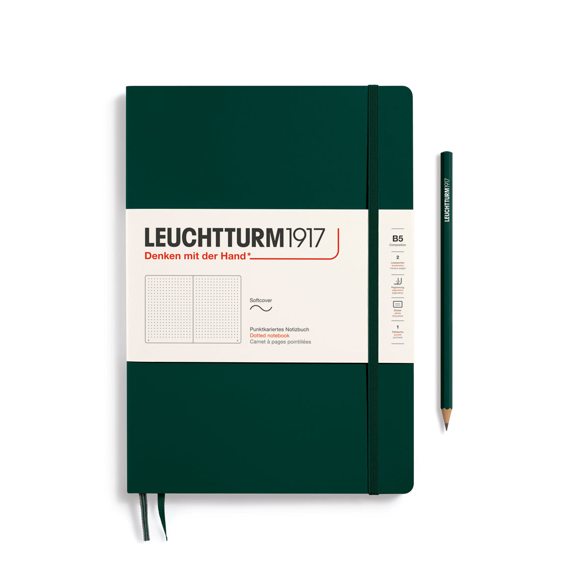 Leuchtturm Notebook Composition B5 Softcover Dotted