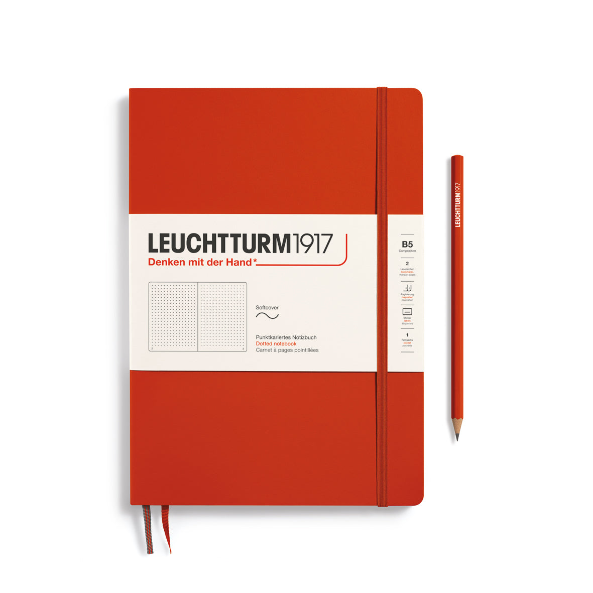Leuchtturm Notebook Composition B5 Softcover Dotted