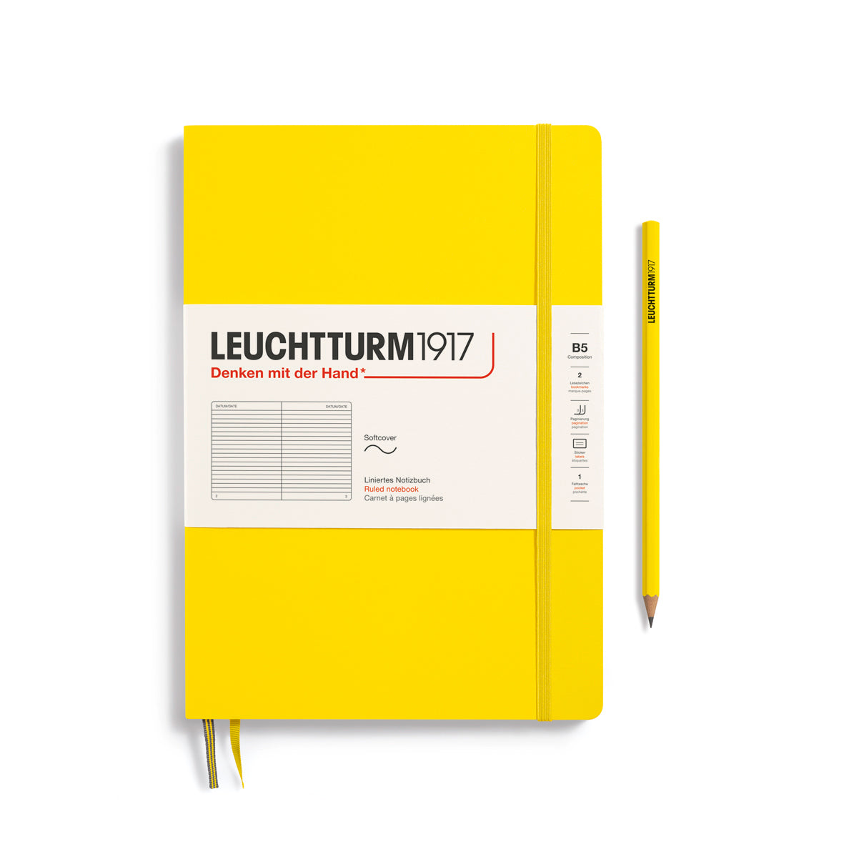 Leuchtturm Notebook Composition B5 Softcover Lined