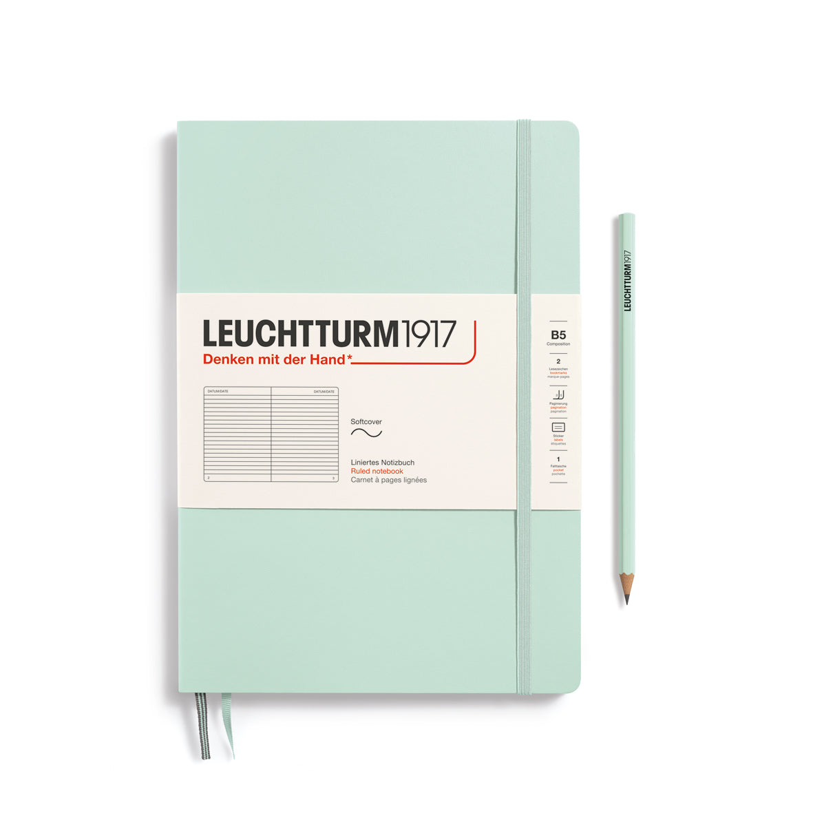 Leuchtturm Notebook Composition B5 Softcover Lined