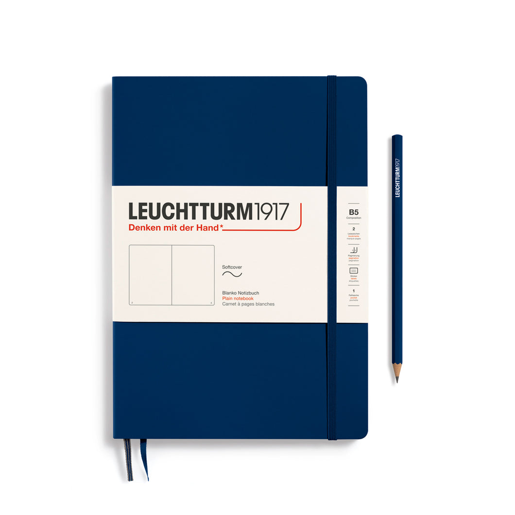 Leuchtturm Notebook Composition B5 Softcover Blank