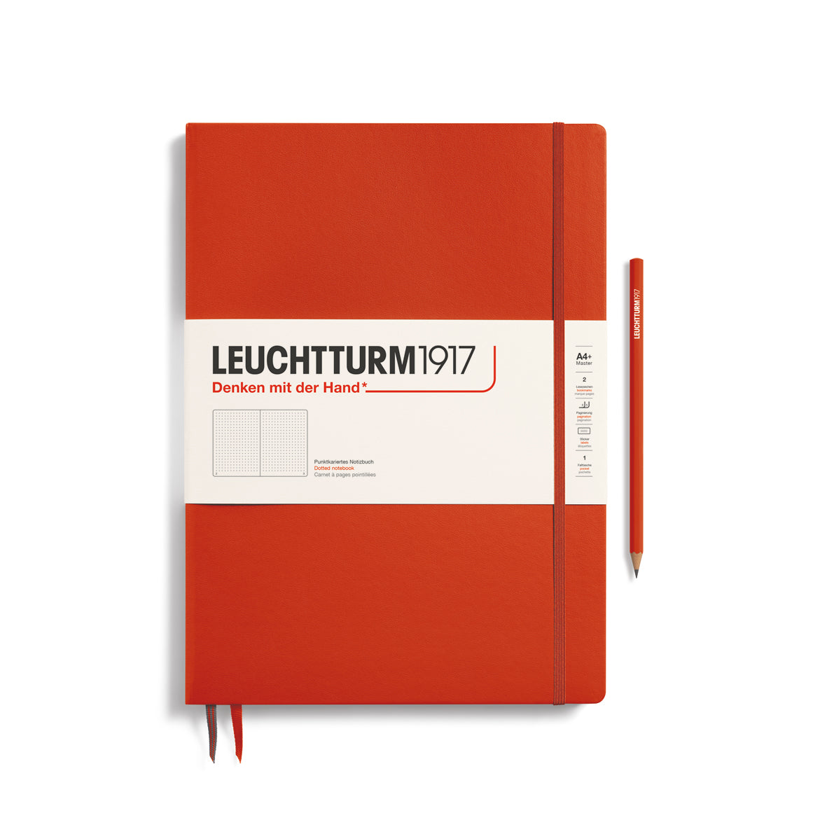 Leuchtturm Notebook Master Slim A4+ Hardcover Dotted