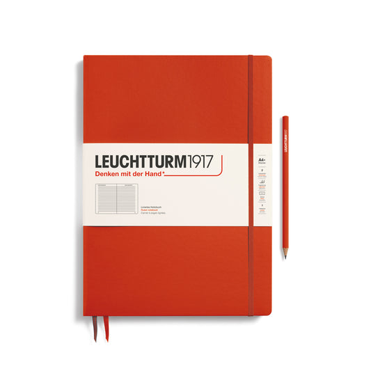 Leuchtturm Notebook Master Slim A4+ Hardcover Lined