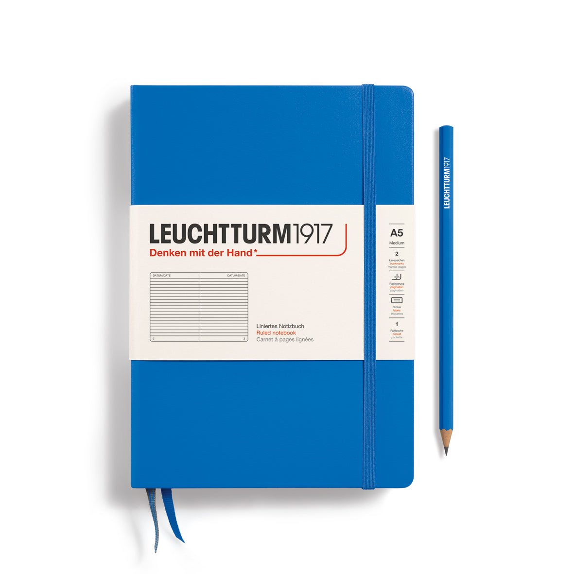 Leuchtturm Notebook Medium A5 Hardcover Lined