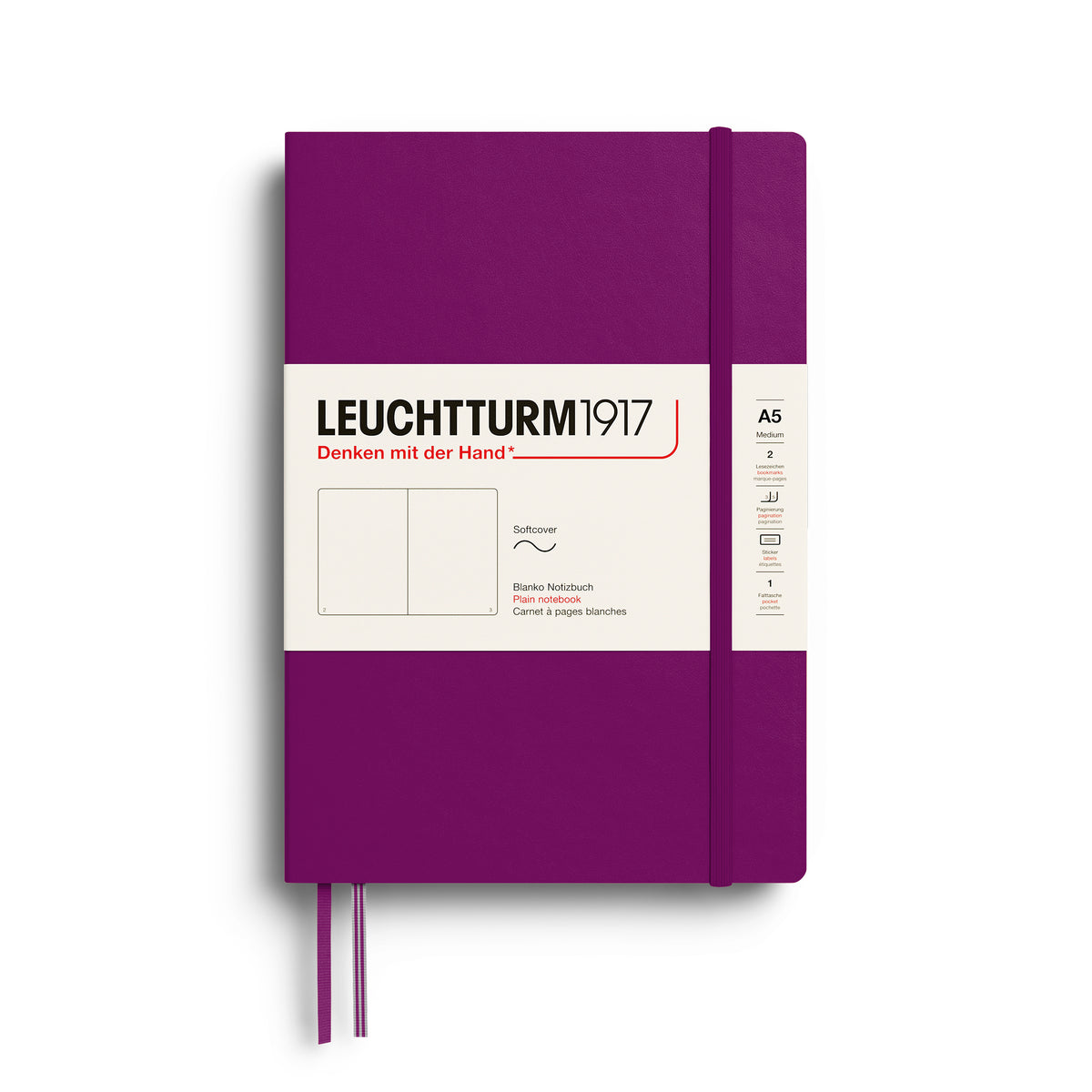 Leuchtturm Notebook Medium A5 Softcover Blank