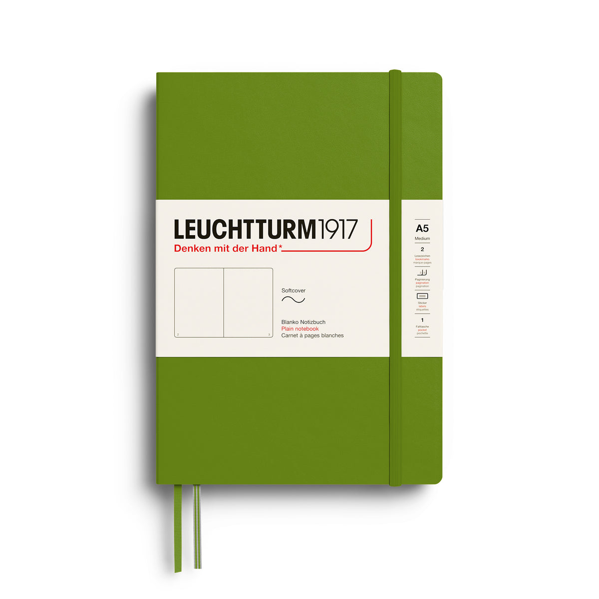 Leuchtturm Notebook Medium A5 Softcover Blank
