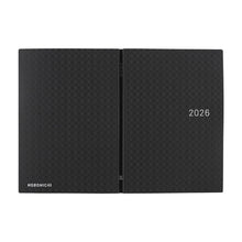 Load image into Gallery viewer, Hobonichi 2026 Planner HON A6 English Paper Series: Black Gingham
