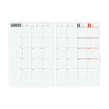 Load image into Gallery viewer, Hobonichi 2026 Planner HON A6 English Paper Series: Black Gingham
