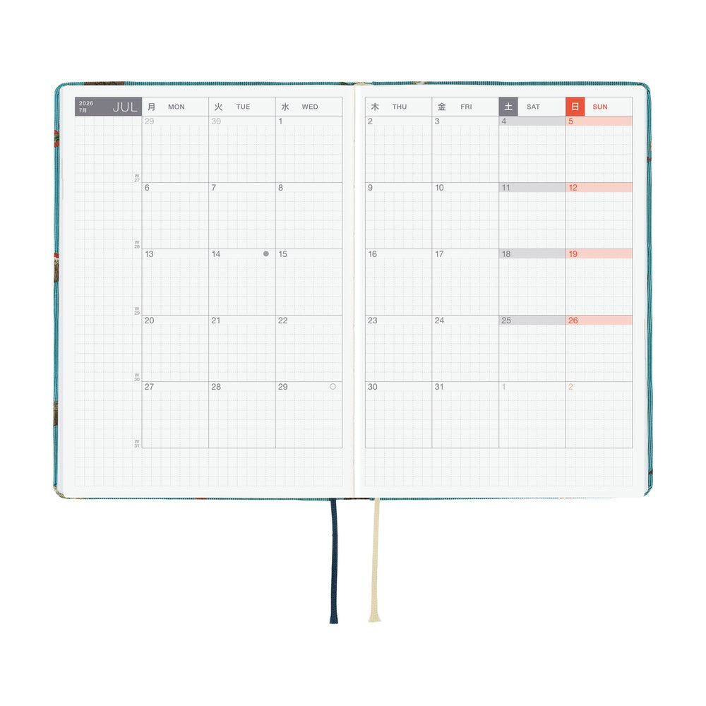 Hobonichi 2026 Planner HON A6 English Bow & Tie