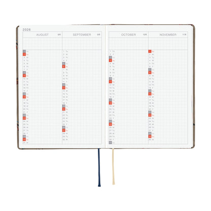 Hobonichi 2026 Planner HON A6 English Bow & Tie
