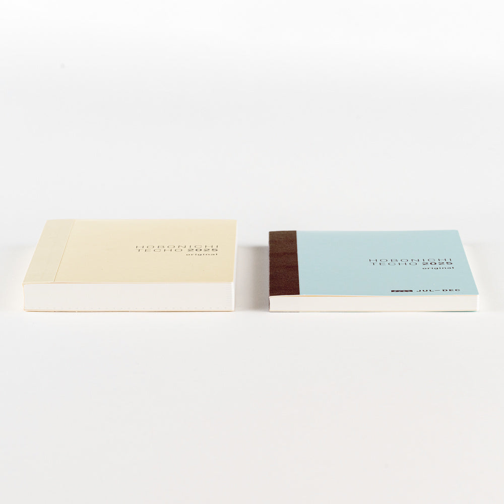 Hobonichi Techo 2027 Japanese Original Avec Books [A6 size/Daily 6-month x 2 book set/Jan start/Mon start]