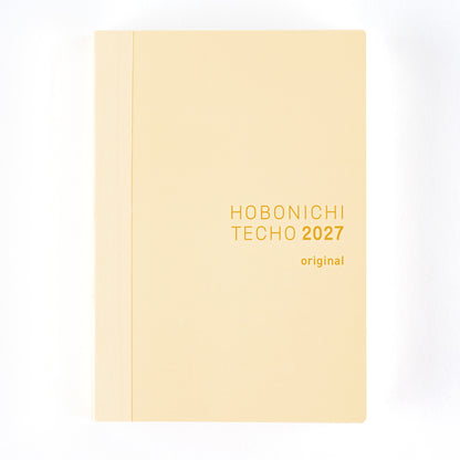 Hobonichi Techo 2027 English Original Book [A6 size/Daily/Jan start/Mon start]